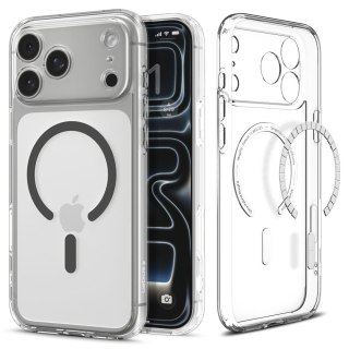 Etui case na iPhone 17 Pro Max Ultra Hybrid MagSafe - przezroczysto-szare SPIGEN