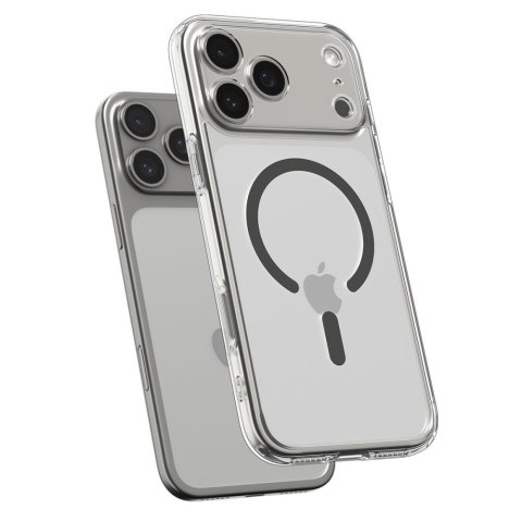 Etui case na iPhone 17 Pro Max Ultra Hybrid MagSafe - przezroczysto-szare SPIGEN