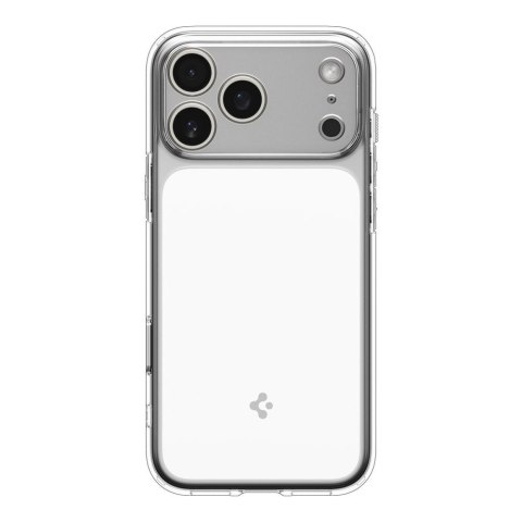 Etui case na iPhone 17 Pro Max Ultra Hybrid T MagSafe - przezroczysto-białe SPIGEN