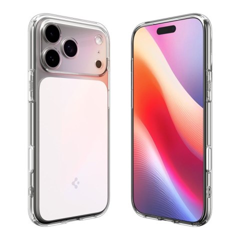 Etui case na iPhone 17 Pro Max Ultra Hybrid T MagSafe - przezroczysto-białe SPIGEN