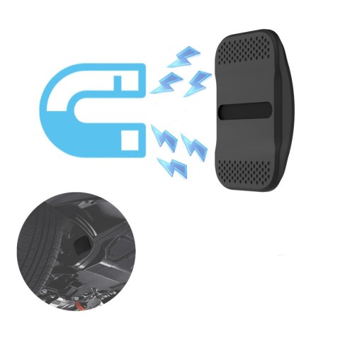 Etui magnetyczne na lokalizator AirTag - czarne HURTEL