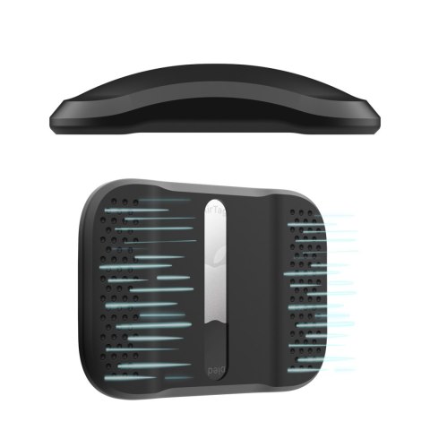 Etui magnetyczne na lokalizator AirTag - czarne HURTEL