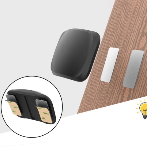 Etui magnetyczne na lokalizator AirTag - czarne HURTEL