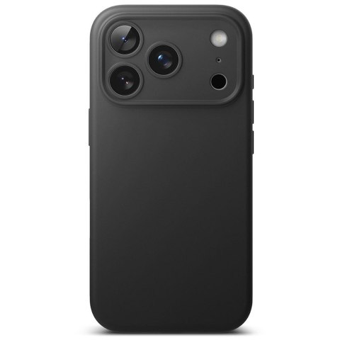 Etui plecki na iPhone 17 Pro Max Silicone Magnetic MagSafe - czarne Ringke