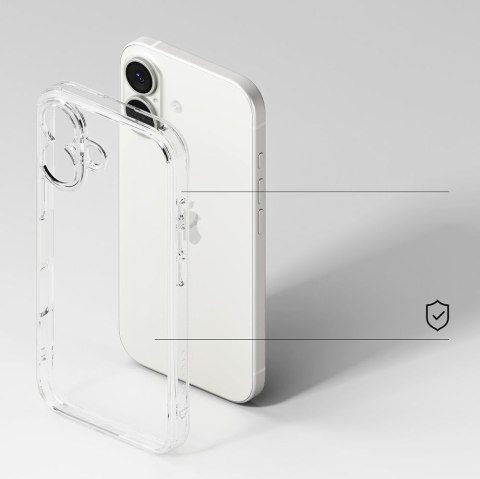Etui pokrowiec ochronny na iPhone 17 Fusion - przezroczyste Ringke