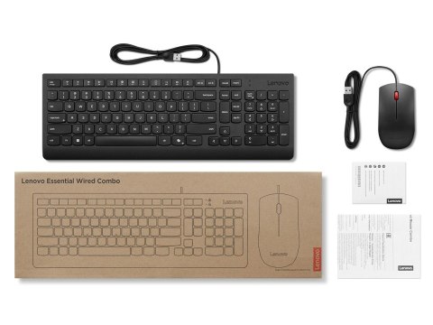 Klawiatura i mysz Essential Wired Combo 4X31R64400 Lenovo