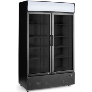 Lodówka chłodziarka barowa 2-drzwiowa z podświetlanym panelem 512 l 510 W ARKTIC