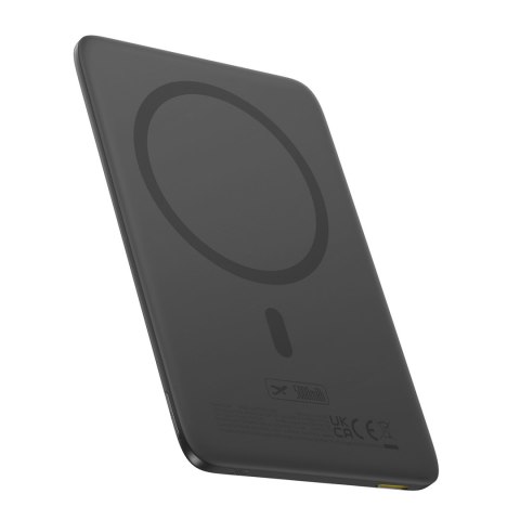 Powerbank magnetyczny Ultra-Slim 5000mAh 20W PicoGo AM41 MagSafe z kablem USB-C 30cm - czarny BASEUS