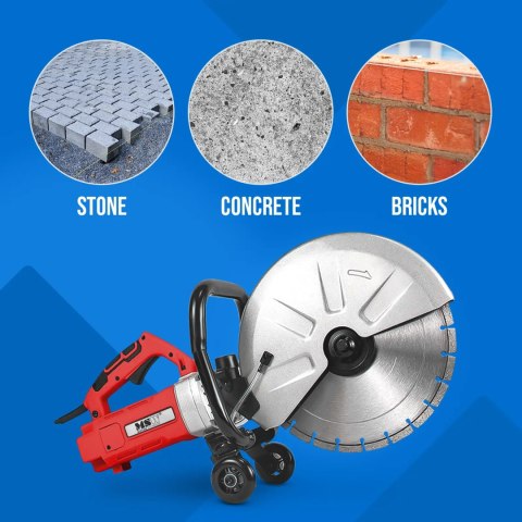 Przecinarka piła elektryczna do betonu asfaltu kamienia 120 mm 4000 obr./min 3500 W MSW