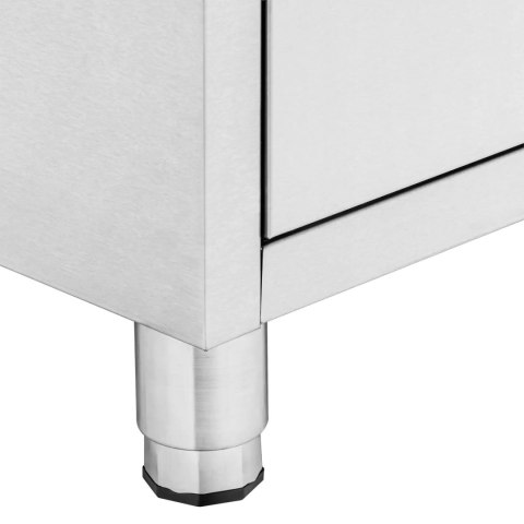 Szafka gastronomiczna na ciasto do pizzy stalowa 7 szuflad 50 x 70 cm Royal Catering
