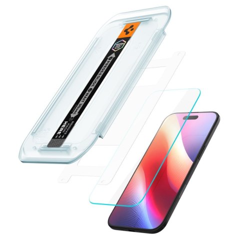 Szkło hartowane z aplikatorem na iPhone 17 Air Glas.TR EZ Fit Pro przezroczyste - 2 szt. SPIGEN