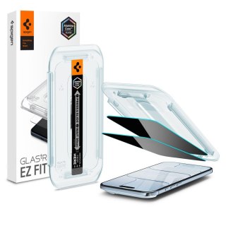 Szkło prywatyzujące z aplikatorem na iPhone 17 Air Glas.TR EZ Fit - 2 szt. SPIGEN