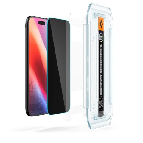 Szkło prywatyzujące z aplikatorem na iPhone 17 Air Glas.TR EZ Fit - 2 szt. SPIGEN