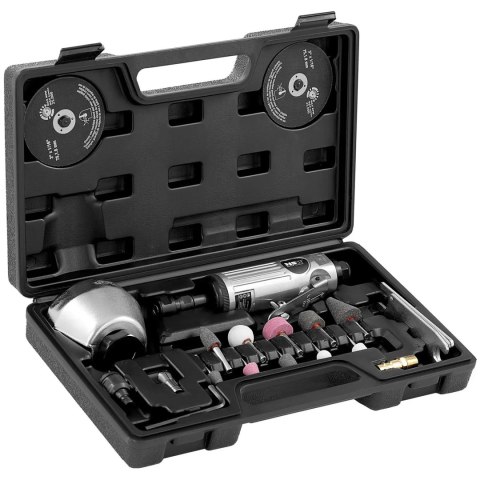 Szlifierka pneumatyczna trzpieniowa prosta 25000 obr./min - zestaw MSW