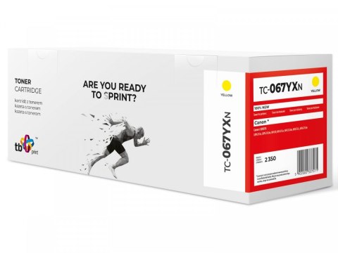 Toner do Canon MF650 TC-067YXN YE 100% nowy CRG067H TB Print