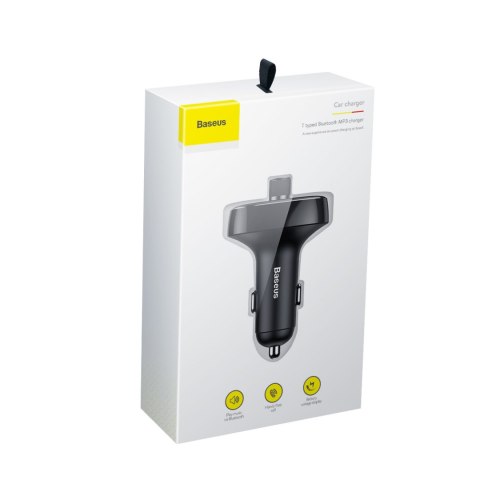 Transmiter FM Bluetooth z odtwarzaczem MP3 USB-A microSD BASEUS