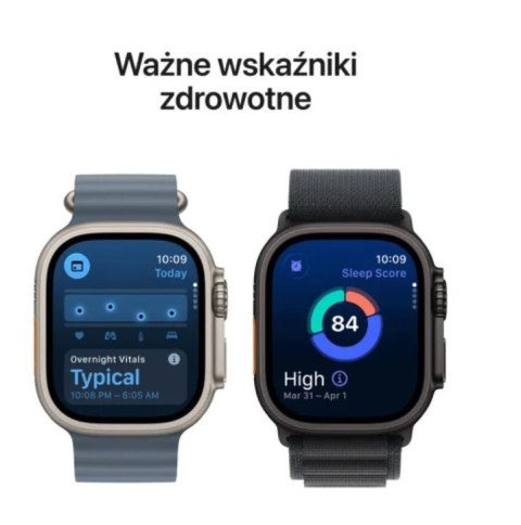 Watch Ultra 3 GPS + Cellular, koperta 49 mm z tytanu w kolorze naturalnym, bransoleta mediolańska z tytanu w kolorze naturalnym  Apple