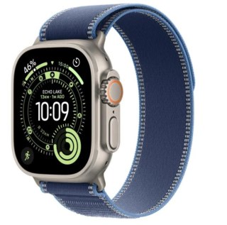 Watch Ultra 3 GPS + Cellular, koperta 49 mm z tytanu w kolorze naturalnym, opaska Trail w kolorze niebieskim/jaskrawoniebieskim  Apple