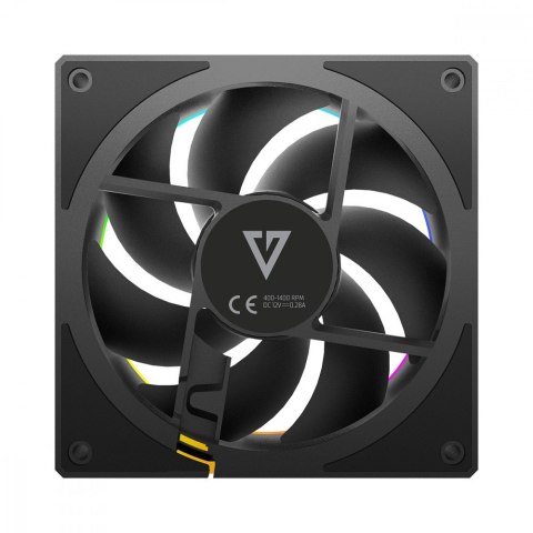 Wentylator VOLCANO LOOP REVERSE ARGB 120 Czarny MODECOM