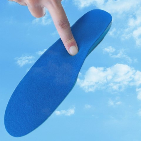 Wkładki do butów z miejscem na lokalizator AirTag 155-170mm - niebieskie HURTEL