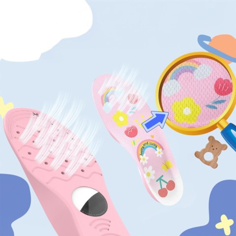 Wkładki do butów z miejscem na lokalizator AirTag 155-170mm - różowe HURTEL