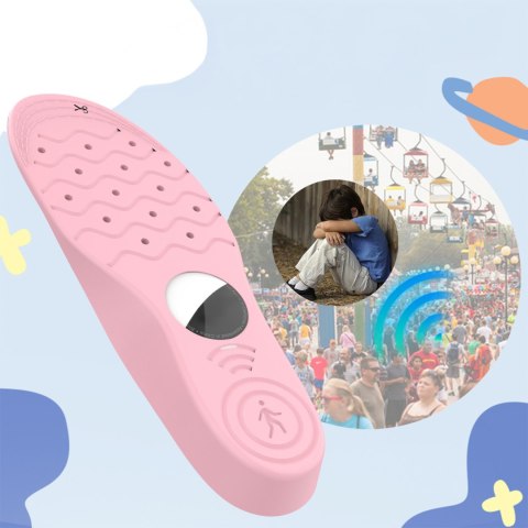 Wkładki do butów z miejscem na lokalizator AirTag 175-190mm - różowe HURTEL