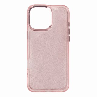 Etui brokatowe na Samsung Galaxy S25 Edge Glitter Case - różowe HURTEL
