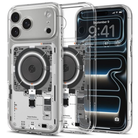 Etui case na iPhone 17 Pro MagSafe Ultra Hybrid Neo One - przezroczyste SPIGEN