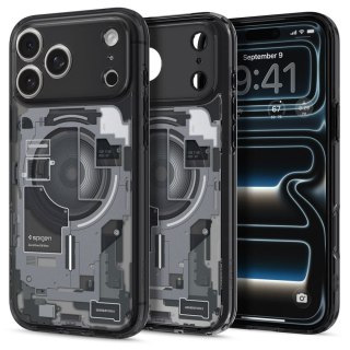 Etui case na iPhone 17 Pro MagSafe Ultra Hybrid Zero One - czarne SPIGEN
