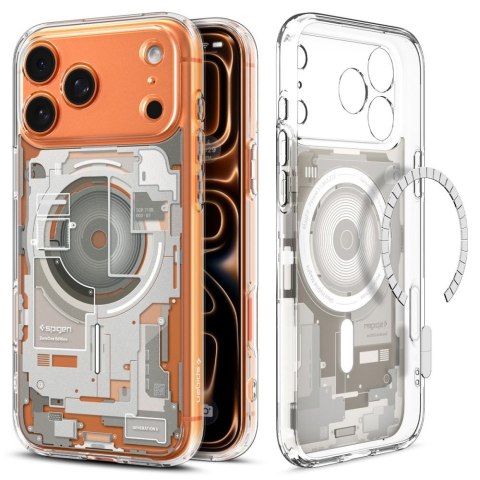 Etui case na iPhone 17 Pro MagSafe Ultra Hybrid Zero One - tytanowe SPIGEN
