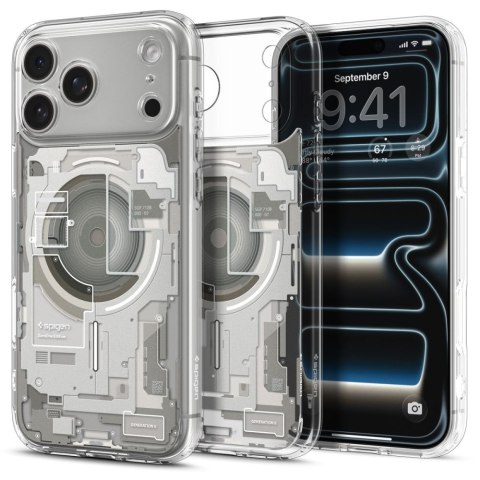 Etui case na iPhone 17 Pro MagSafe Ultra Hybrid Zero One - tytanowe SPIGEN