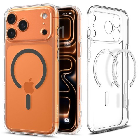 Etui case na iPhone 17 Pro Ultra Hybrid MagSafe - przezroczysto-szare SPIGEN