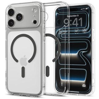 Etui case na iPhone 17 Pro Ultra Hybrid MagSafe - przezroczysto-szare SPIGEN