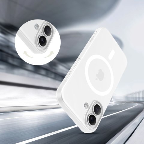 Etui case plecki na iPhone 17 MagSafe MagSlim - biały mat Tech-Protect