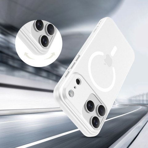 Etui case plecki na iPhone 17 Pro MagSafe MagSlim - biały mat Tech-Protect