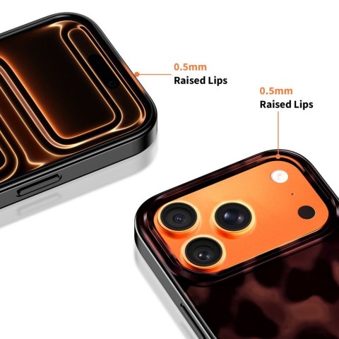 Etui case pokrowiec na iPhone 17 Pro Max MagSafe Lamano - czarno-czerwone Tech-Protect