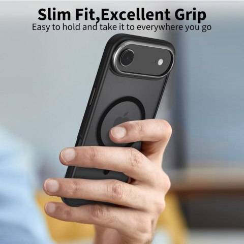 Etui ochronne case na iPhone 17 Air MagSafe MagEdge - czarny mat Tech-Protect