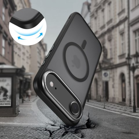 Etui ochronne case na iPhone 17 Air MagSafe MagEdge - czarny mat Tech-Protect
