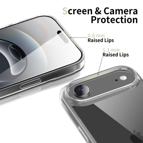 Etui pokrowiec case na iPhone 17 Air FlexAir Hybrid - przezroczyste Tech-Protect