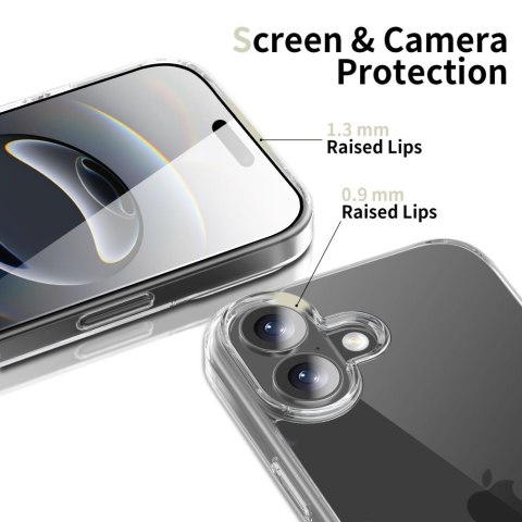 Etui pokrowiec case na iPhone 17 FlexAir Hybrid - przezroczyste Tech-Protect