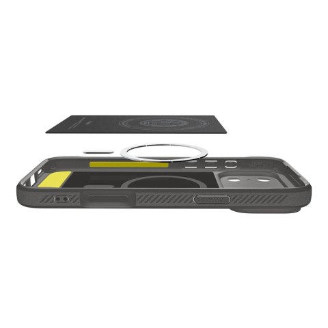 Etui pokrowiec na iPhone 17 Pro MagSafe Rugged Armor Mag - szare SPIGEN