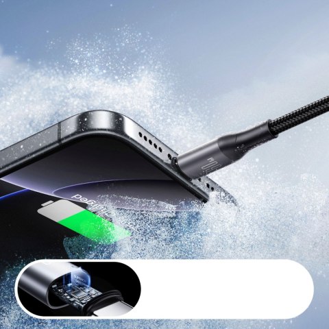 Kabel przewód S-A28 z oplotem USB-C 60W 2m - czarny JOYROOM