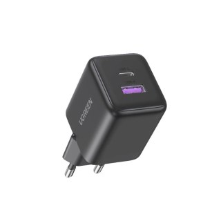 Ładowarka sieciowa X516 GaN USB-A USB-C 30W - szara UGREEN