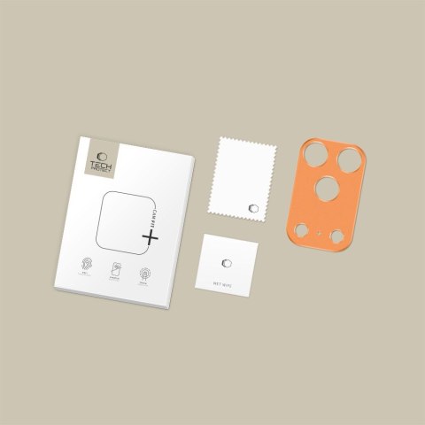 Osłona aparatu na iPhone 17 Pro Max Camalloy Fit+ - pomarańczowa Tech-Protect