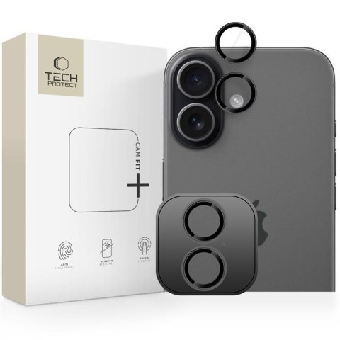 Osłona apartu kamery na iPhone 17 Camalloy Fit+ - czarna Tech-Protect