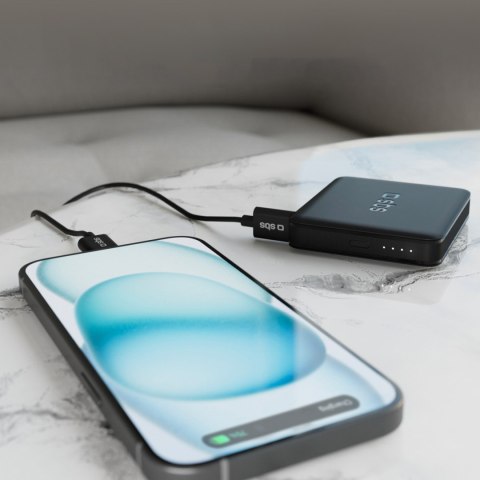 Powerbank 5000 mAh USB-C NanoTube - czarny SBS
