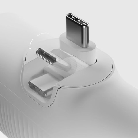 Powerbank EcoPower 5000 mAh 10W z wbudowanym portem USB-C - biały SBS