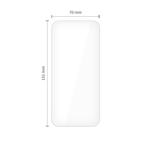 Szkło hartowane na iPhone 17 Air Glass Fit+ przezroczyste - 2 szt. Tech-Protect