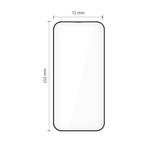 Szkło hartowane na iPhone 17 Air z aplikatorem Quick Set+ czarne - 2 szt. Tech-Protect