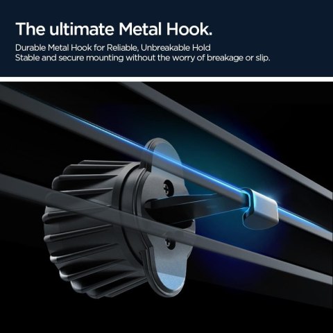 Uchwyt samochodowy do telefonu na kokpit kratkę MagSafe MFT13 - czarny SPIGEN